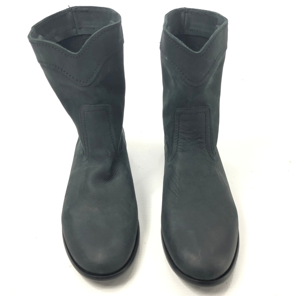 FRYE Women's Roper Boots Suede Gray Black 8 B NEW - Picture 3 of 8